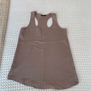 Tan Racerback Blouse